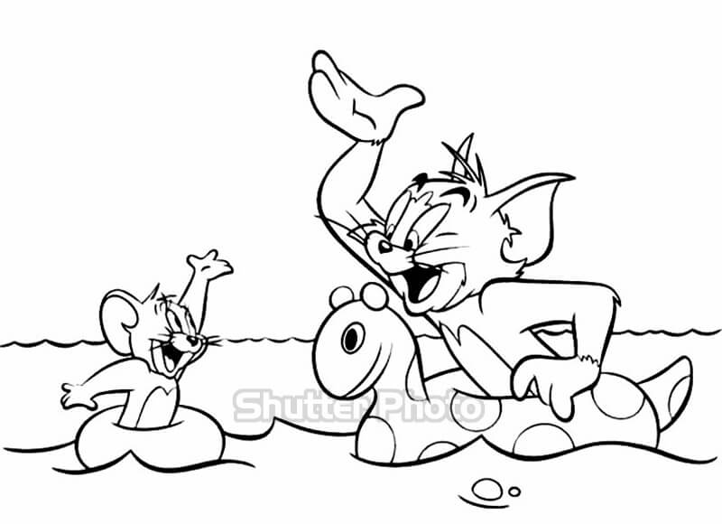 Bé Tập Vẽ Tô Màu - Tom & Jerry 2 Khám Phá Nguồn Tri Thức Bất Tận
